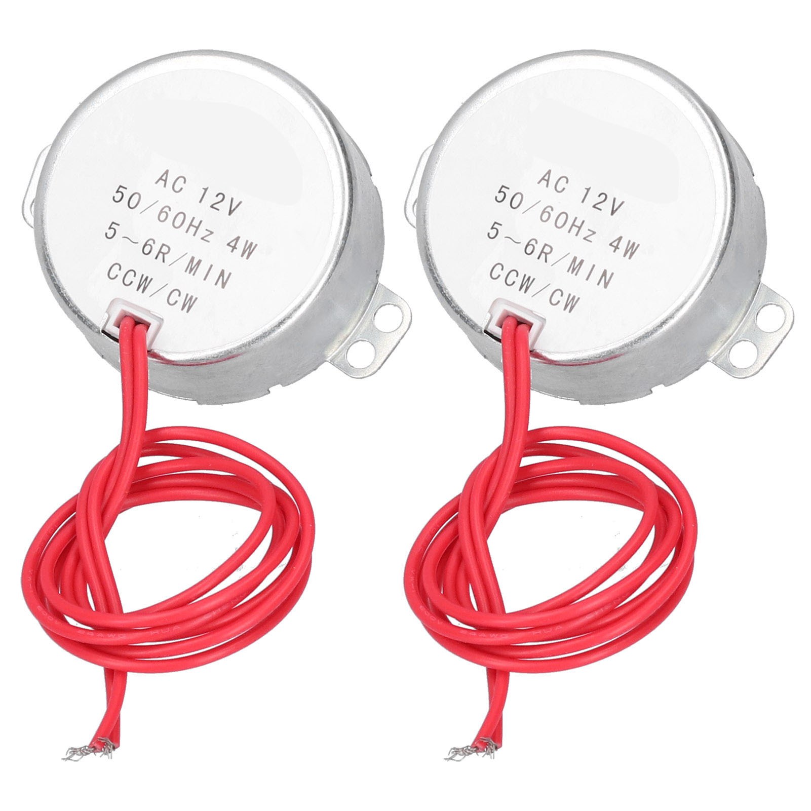 2 Stück Wechselstrommotor Synchron, Gegen Den Uhrzeigersinn/im Uhrzeigersinn, Zubehör Für Mikro-werkzeugmaschinen, 12 V Ac, 5–6 U/min, 4 W