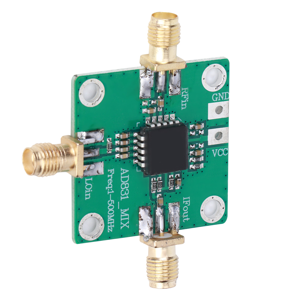 Hf-mischermodul Ad831 Hochfrequenz-treiber-inverter-verstärkerplatine Konverter 1–500 Mhz