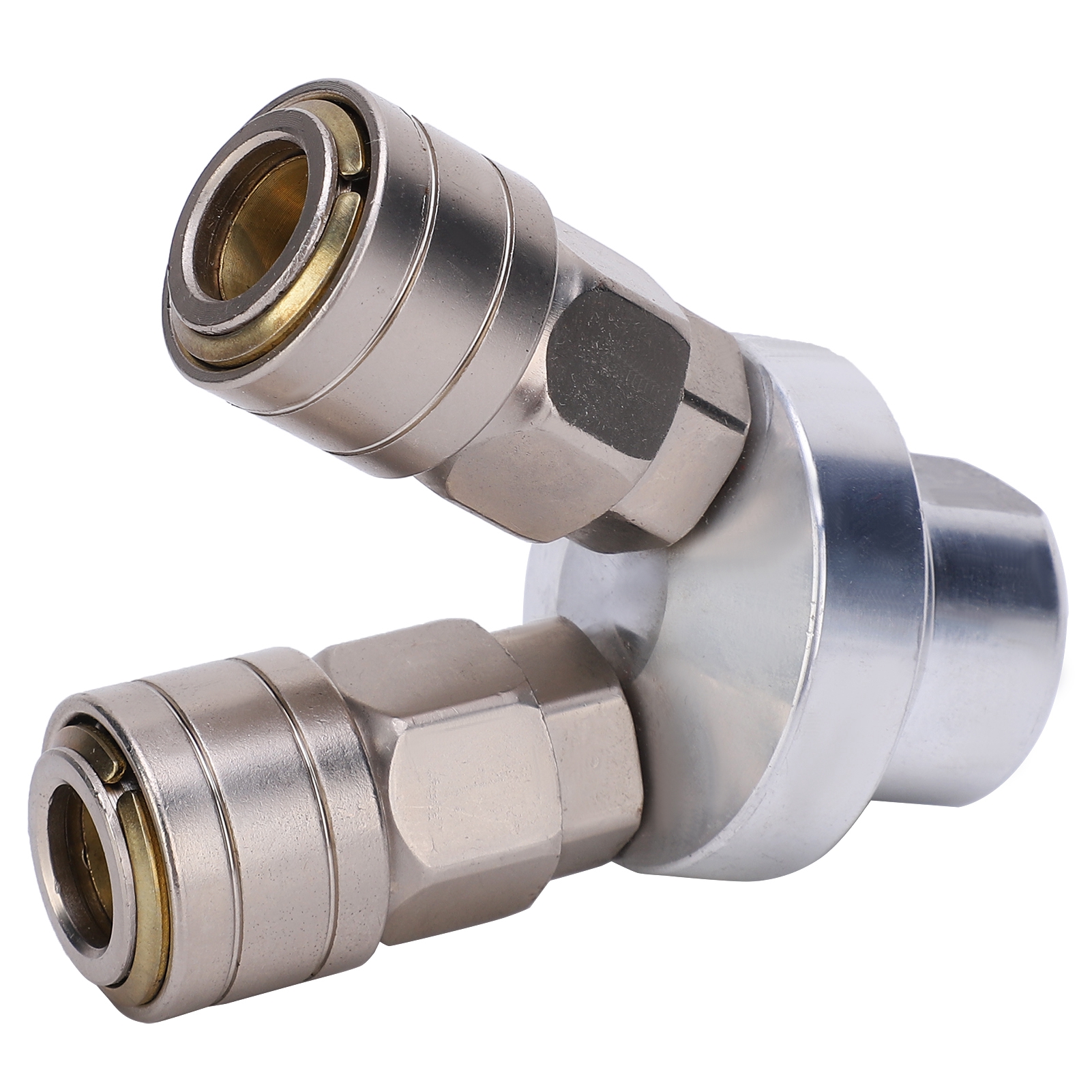 2-wege-verbinder, Verchromte Pneumatische Komponente, G1/4-gewinde, Schnellkupplung Typ C, Smv