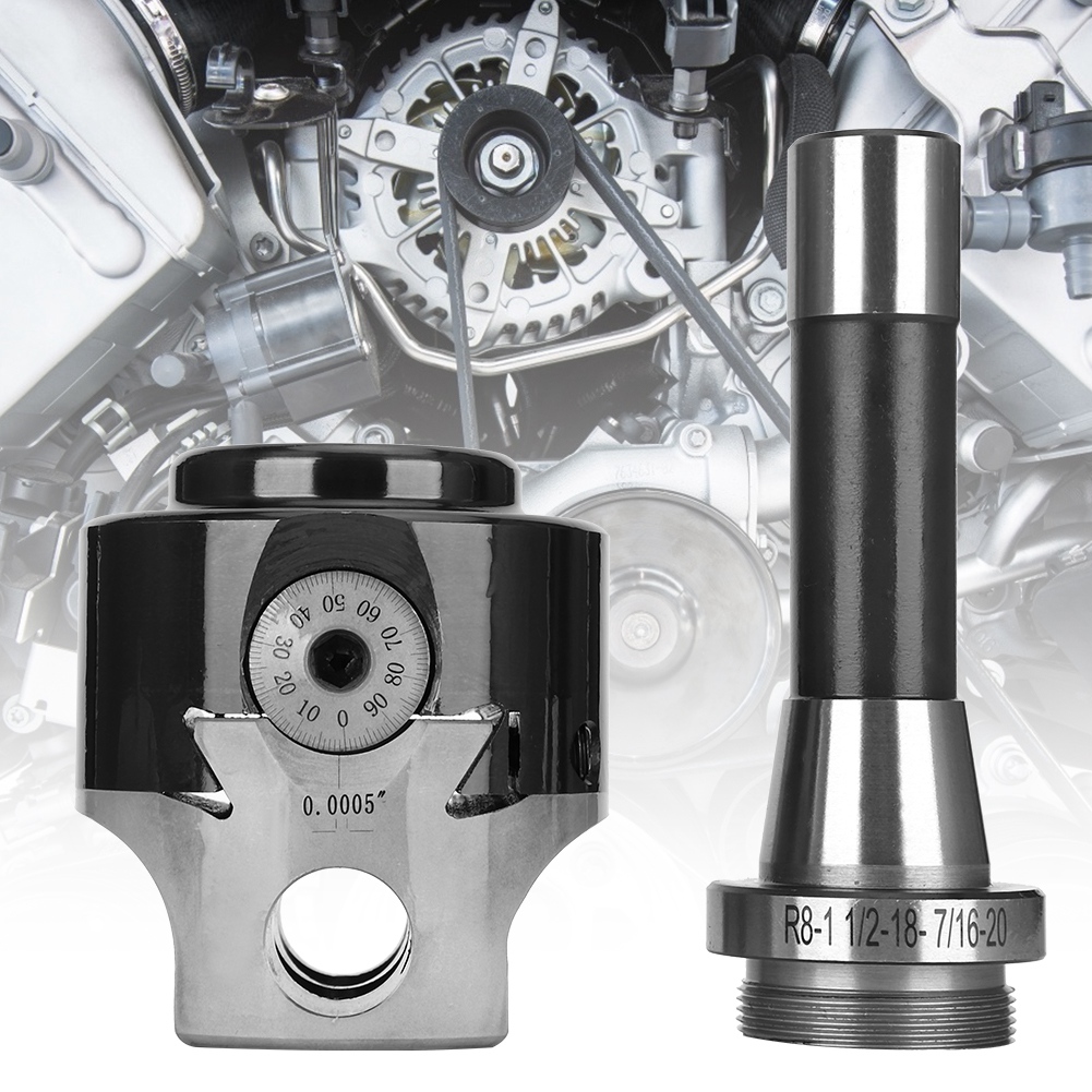 F1-3/4-zoll-bohrkopf, Verstellbar, R8 F1-schaft, Robust Für Holz- Und Metallbearbeitungsdrehmaschinen