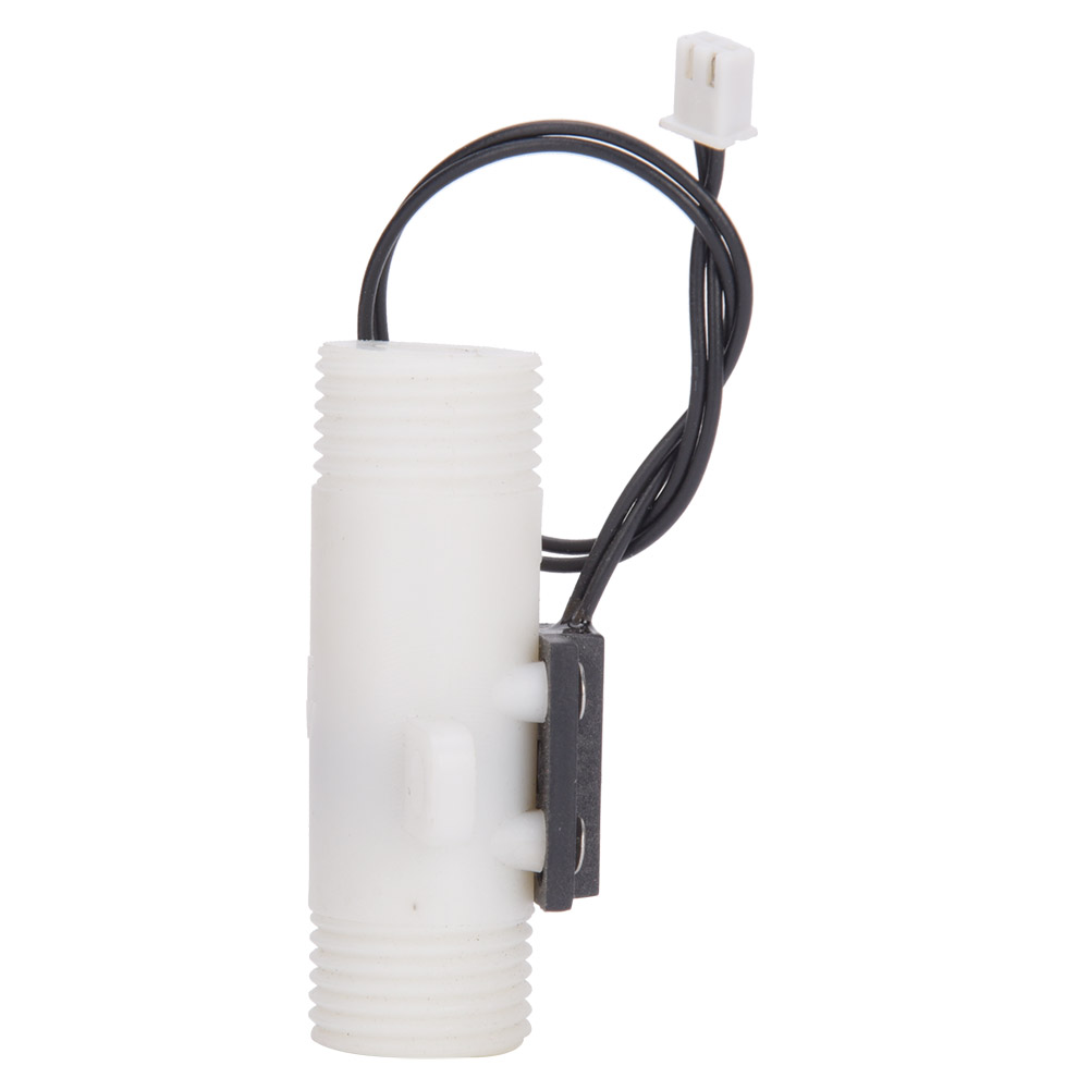 2 Stück Wasserdurchflusssensor-schalter, Kunststoff, Schwerkrafttyp, Fs G1/2 Zoll Doppel-außengewinde