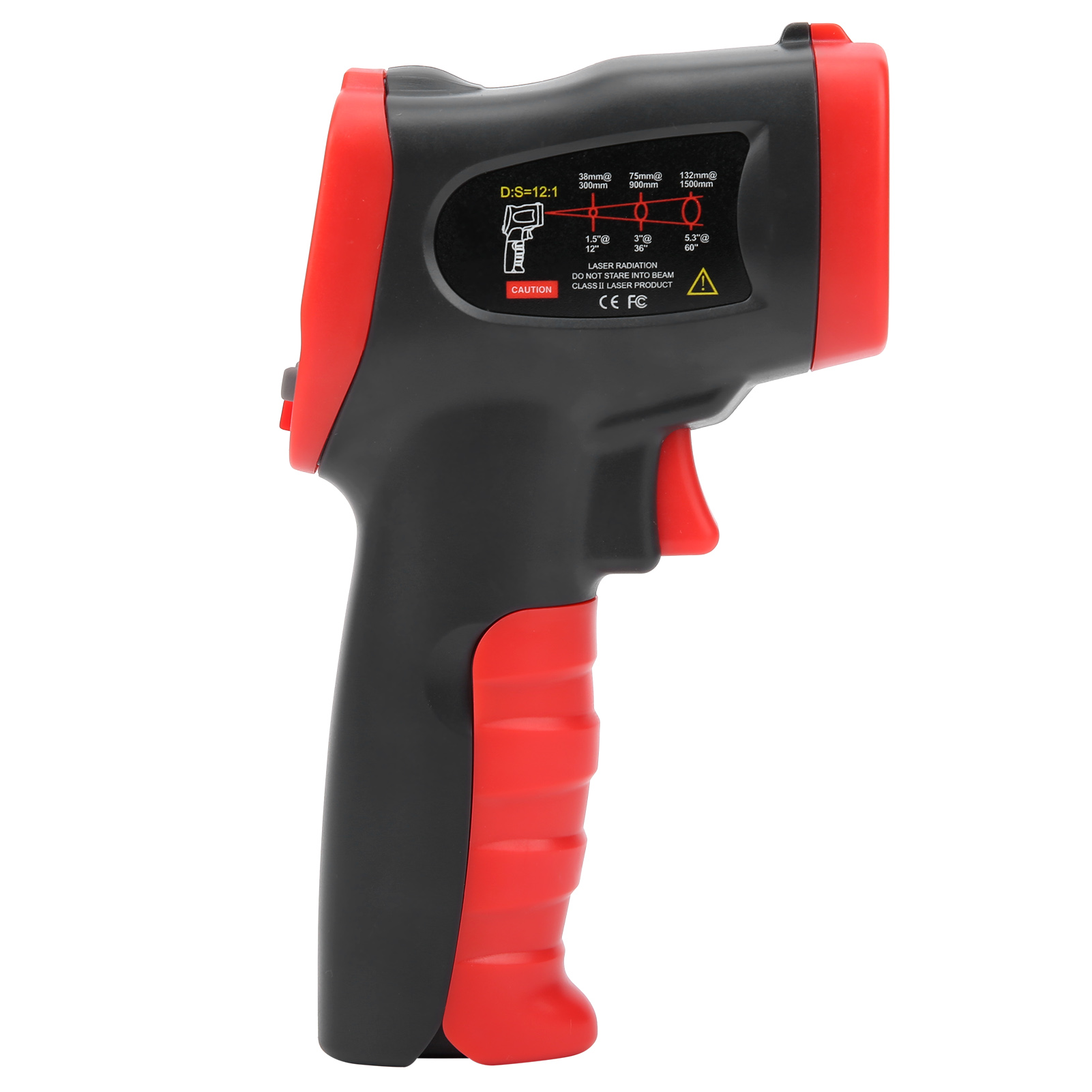 Wt327b ‐50℃‐600℃ Handthermometer Mit Lcd-farbbildschirm Und Infrarotsensor Für Industrielle Anwendungen