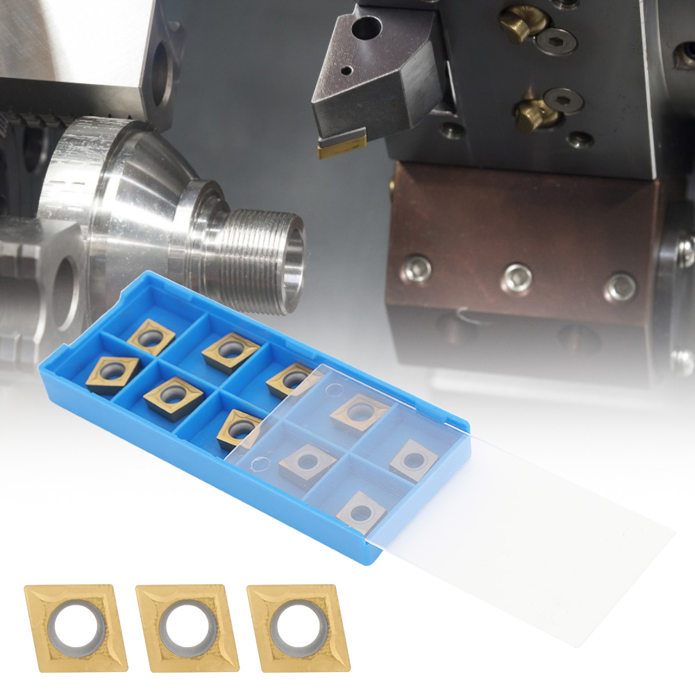 10 Stück Cnc-wendeschneidplatten Aus Federstahl Nc3020 Zum Schneiden Großer Kanten Und Zur Bearbeitung 09t302-r0.2/r0.409t304 (r0.4, Feine Verarbeitung)