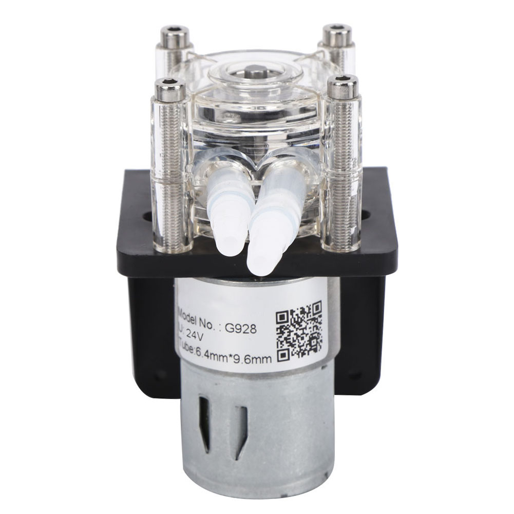 Hochwertige Peristaltikpumpe Mit Hohem Durchfluss, Korrosionsbeständig, Mit Transparentem Pc-kopf, 500 Ml/min, 24 V