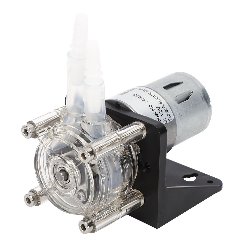 Hochwertige Peristaltikpumpe Mit Hohem Durchfluss, Korrosionsbeständig, Mit Transparentem Pc-kopf, 500 Ml/min, 12 V
