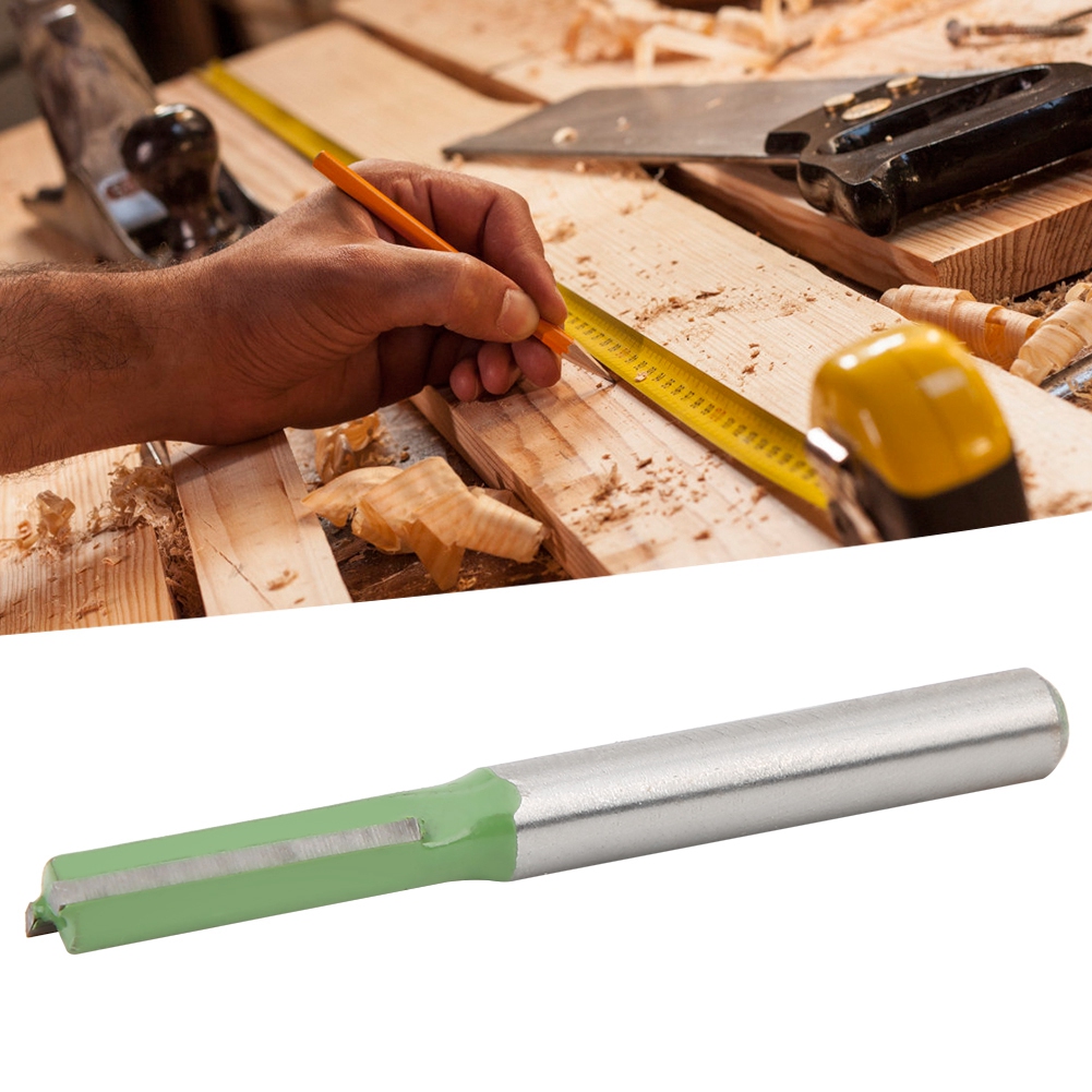 3-teiliges Set Doppelseitiger Bündigfräser Für Holzbearbeitung, Fräser, 6 X 6 X 20 Mm