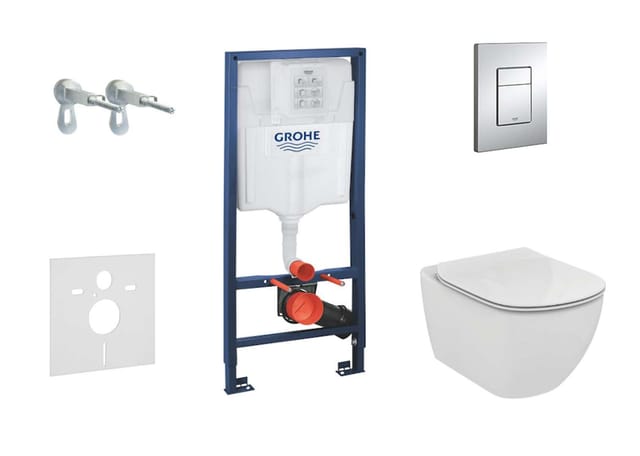 Rapid sl - Set für Wand-WC + wc und Sitz Ideal Standard Tesi 38528SET-KF - Grohe
