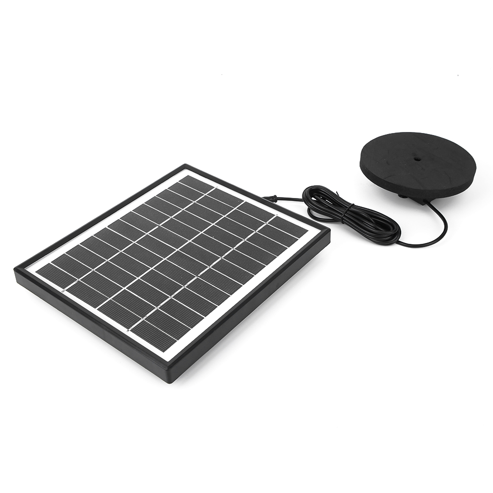 12v 5w Solarbetriebene Springbrunnenpumpe, Solarbetriebene Sauerstoffpumpe Für Aquarien