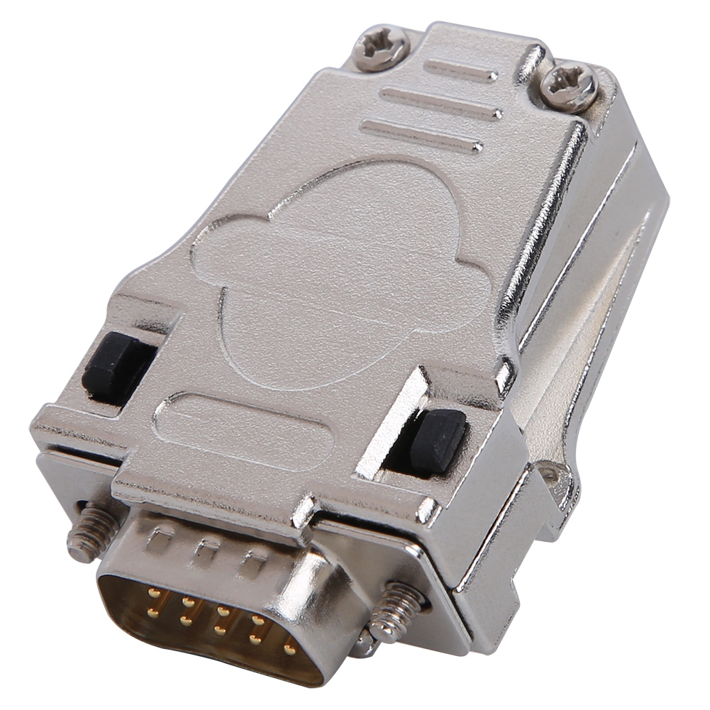 D-sub-seriellstecker, Flammhemmend, 9-polig, 2-reihig, Stecker Mit Metallgehäuse, Db9p-180