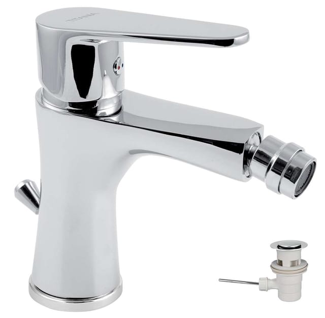 Novaservis - Titania Fresh - Bidetarmatur mit Ablaufgarnitur, chrom 96011,0