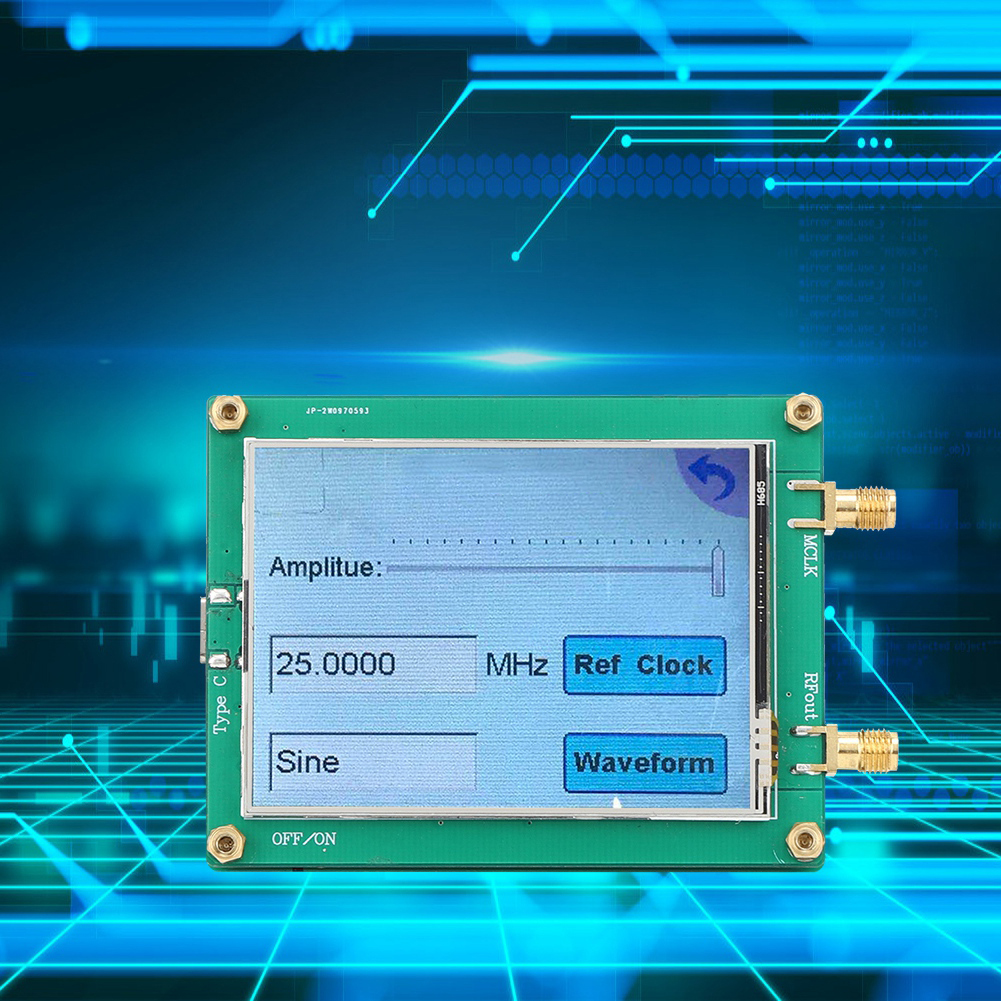 Ad9833 Tft-voll-touchscreen-signalgenerator Dds-quelle Punktfrequenz Für Sinus-/dreieck-/rechteckwellen