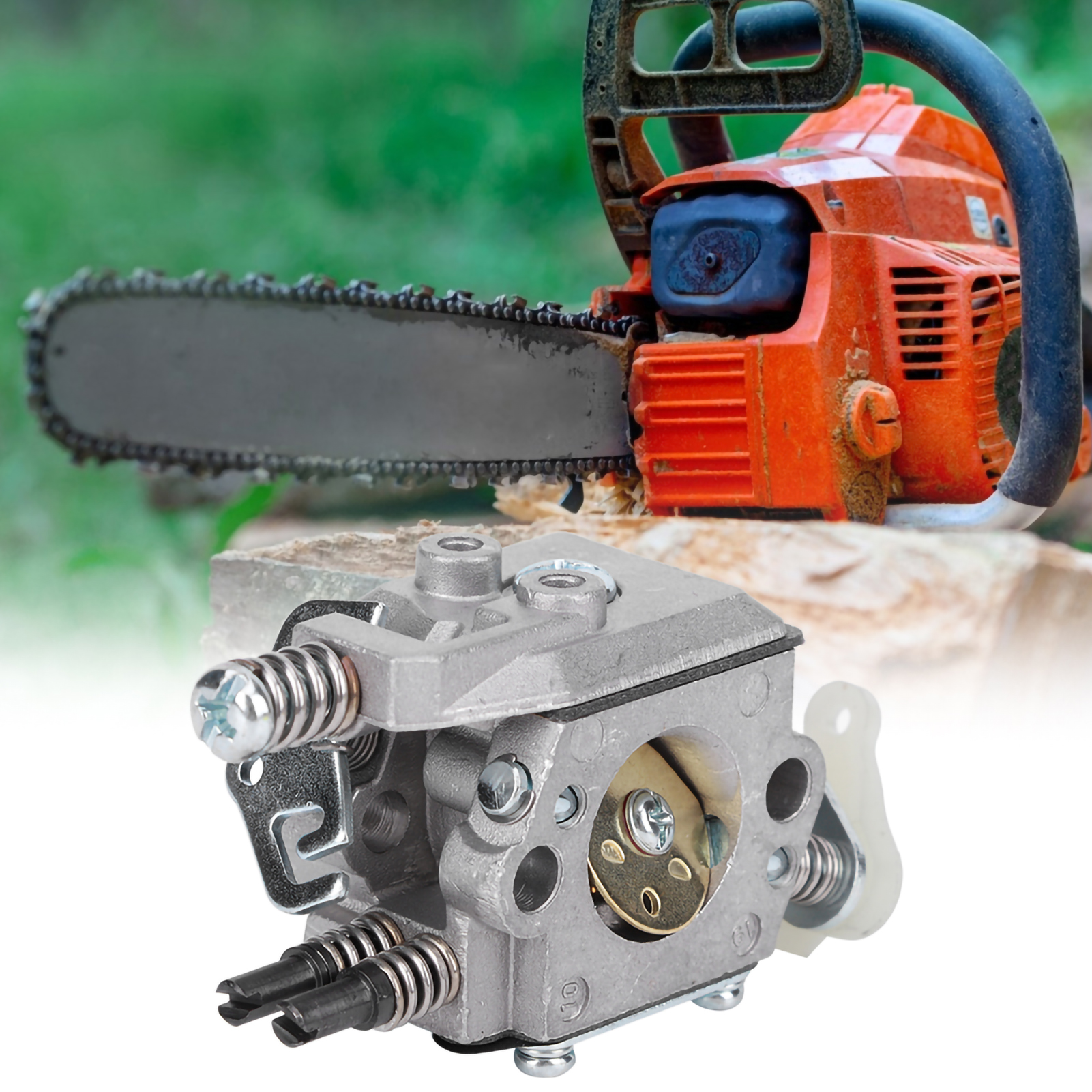 Kettensägenvergaser, Ersatzvergaser, Eloxierte Aluminiumoberfläche, Passend Für Husqvarna 51 / 55