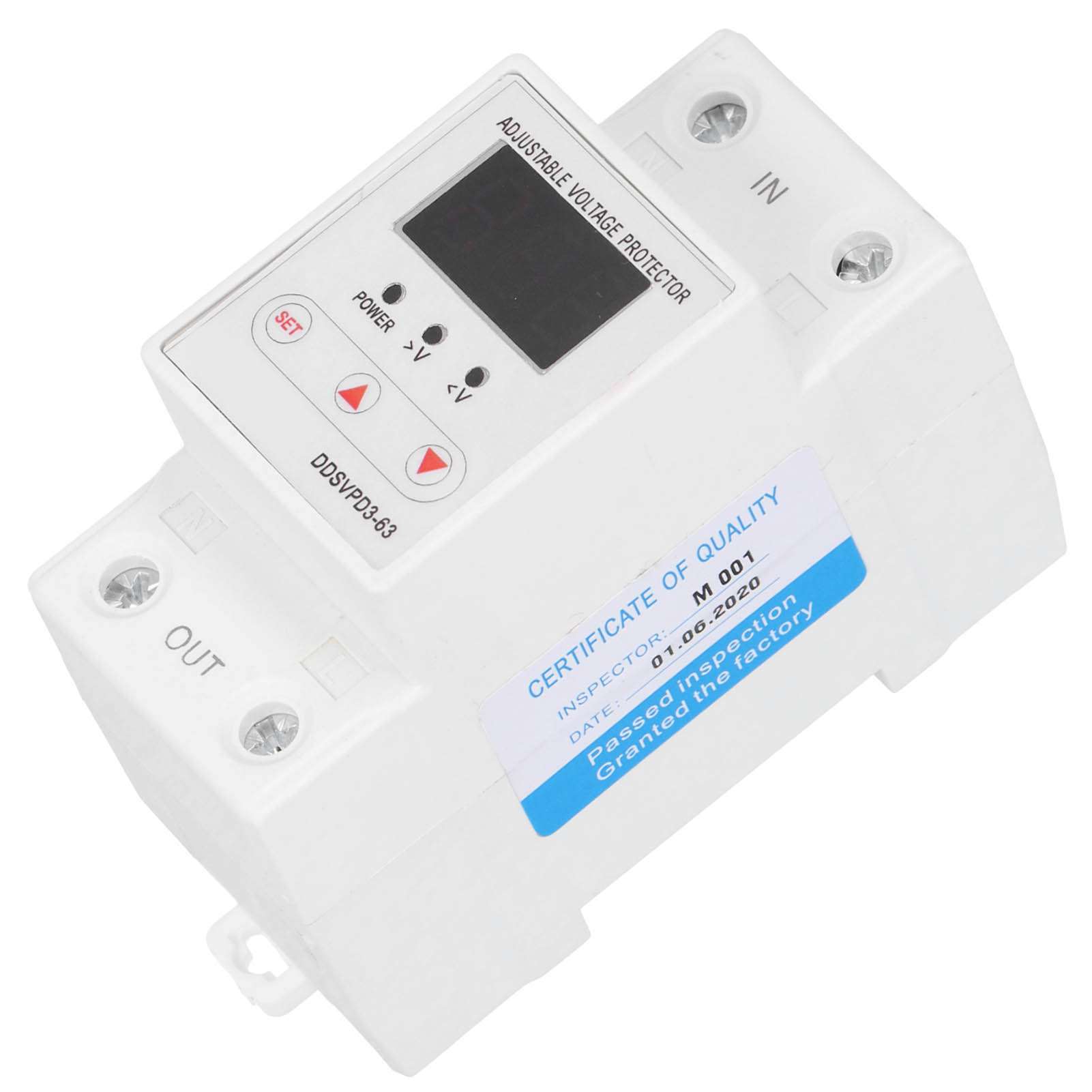 Ddsvpd3‑63 Einstellbares, Selbstwiederherstellendes, Automatisches Rücksetz-spannungsschutzgerät 220v63a