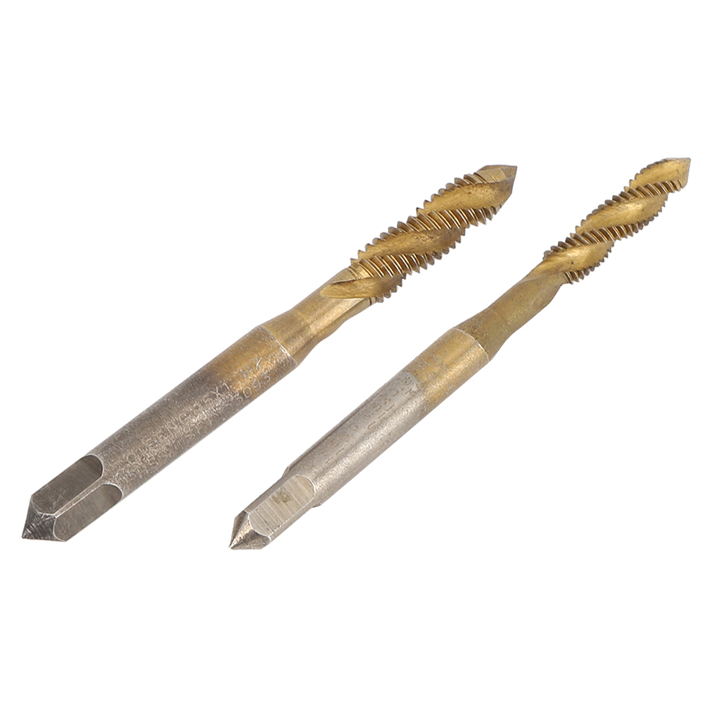 2 Stück Gewindebohrer-handwerkzeug, Hardware-zubehör, Hochgeschwindigkeitsstahl Für Spiral-kobalt-maschinen