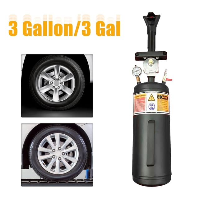 Senderpick - 3 Gallonen Reifenfüller Booster Airbooster pkw Reifen Reifenbooster Luftkanone Druckluft Schockfüller Reifenfüllkanone