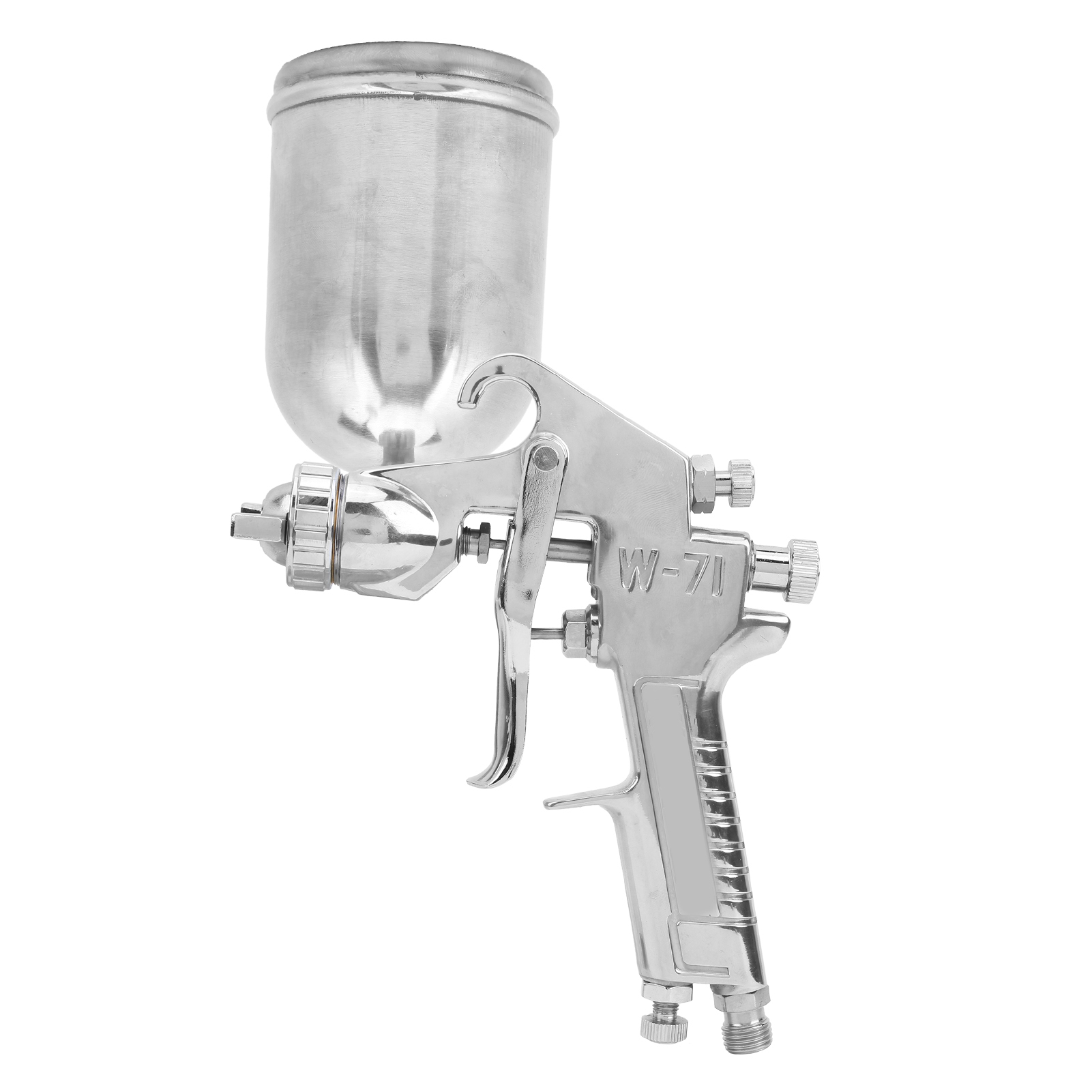 Spritzpistolen-set Mit Oberem Farbbehälter, Schwerkraftzufuhr, 1,5-mm-flüssigkeitsdüse, Druckluftwerkzeug W-71 (japanischer Stil)