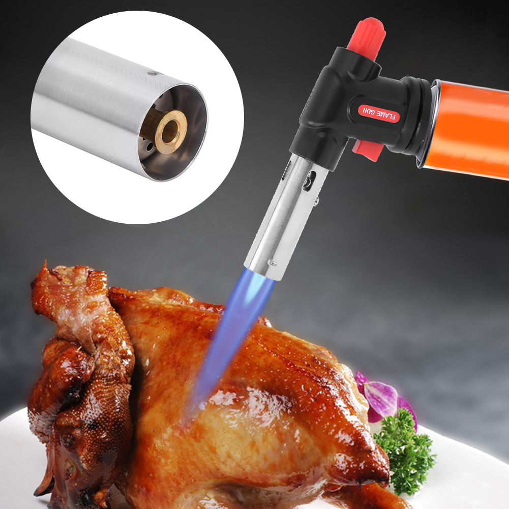 Gas-schweißbrenner Mit Einstellbarer Elektronischer Zündung Für Grillabende Im Freien (1300 °c)