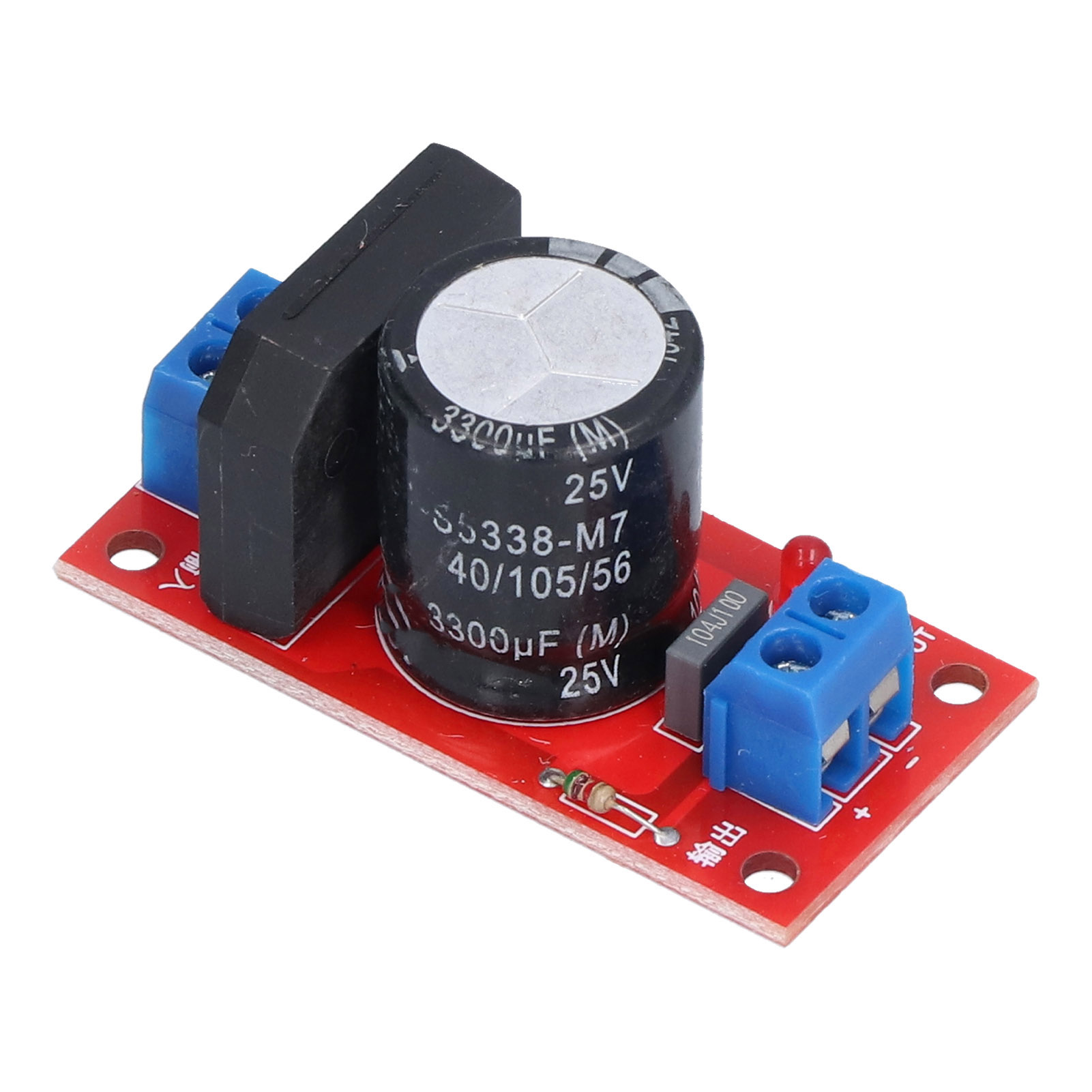 Gleichrichterfilter-netzteilplatine 8a Ac Zu Dc, Elektrisches Zubehör Mit Roter Led-anzeige