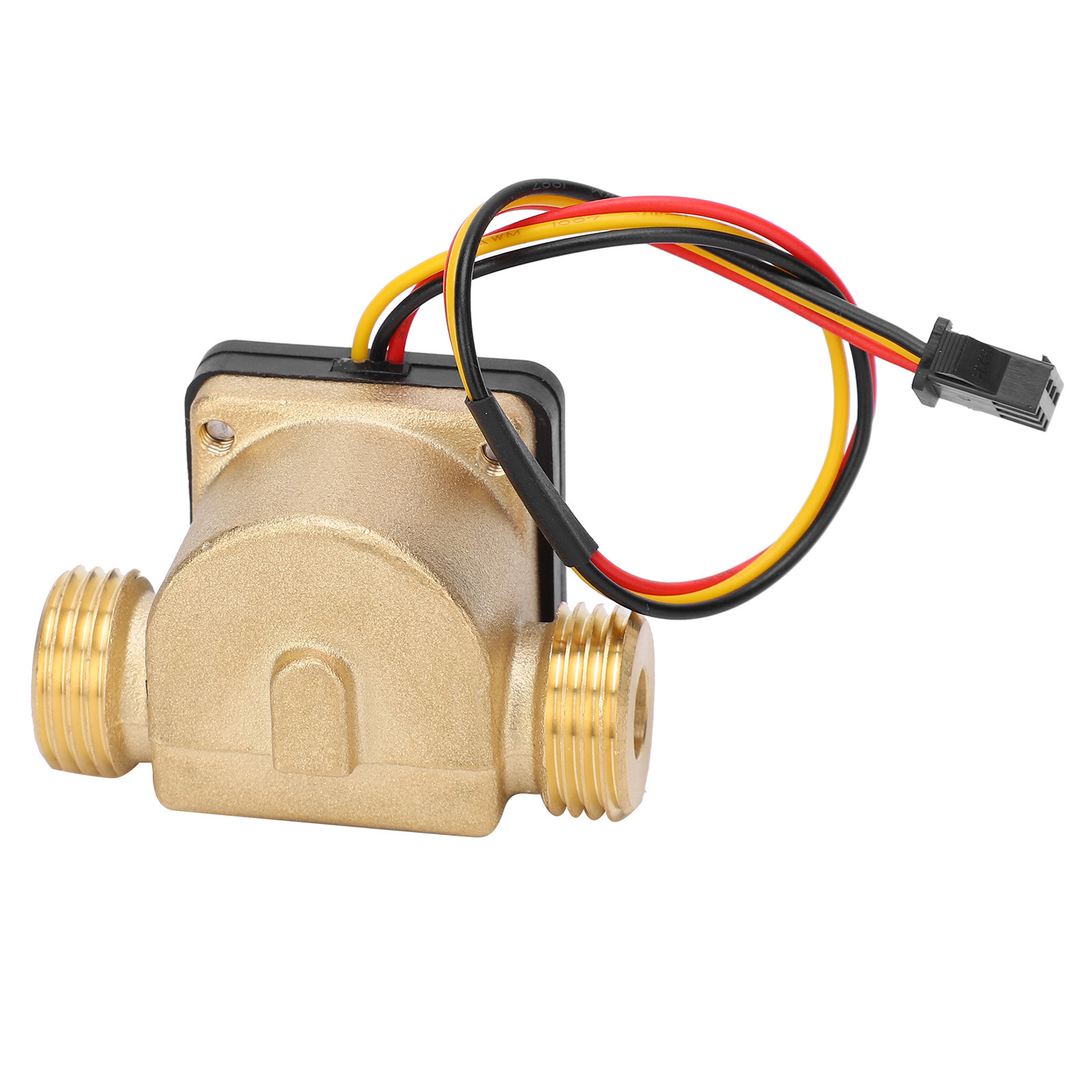 G1/2-zoll-durchflusssensor Mit Außengewinde, Messing-hall-durchflussmesser, Dc 3–24 V, Für Warmwasserbereiter Und Kreditkartengeräte