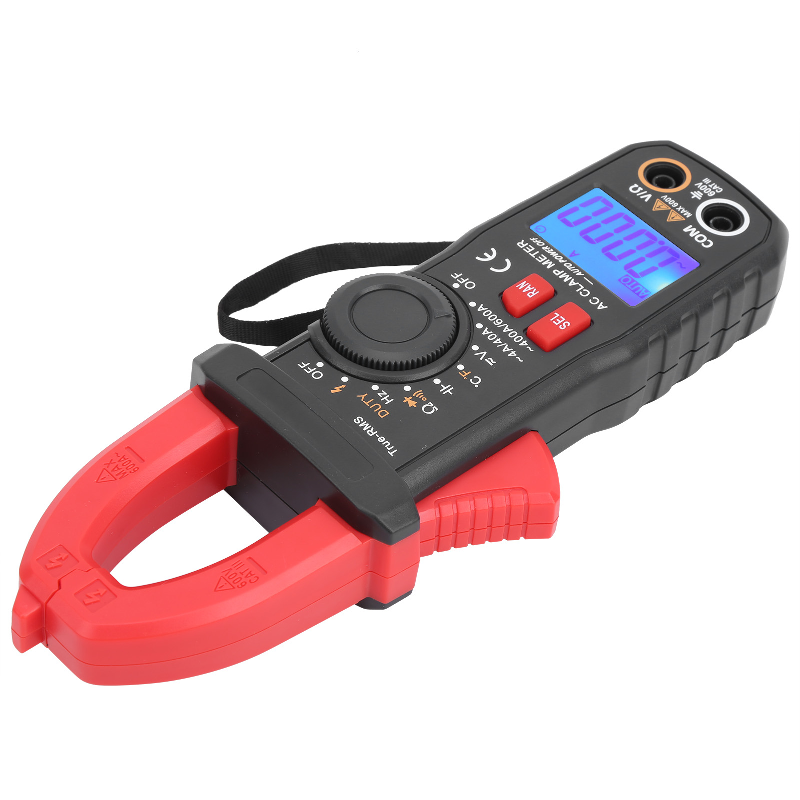 Etcr6420 600v Digitales Ac/dc-spannungsmessgerät Mit Automatischer Bereichswahl Und Truerms-messung (zangenmultimeter)