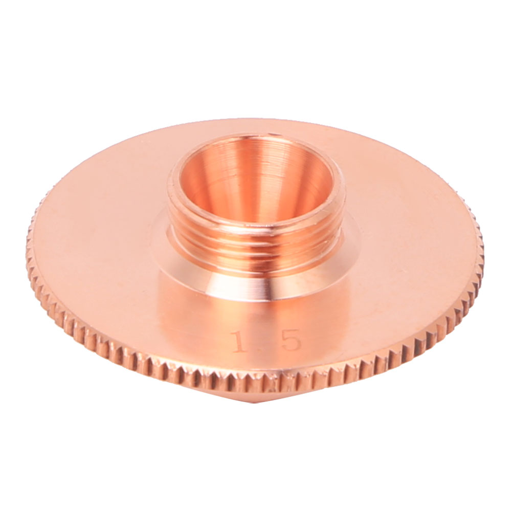1 Stück Einlagige Laserdüse Aus Messing Für Co2-faserlaserschneidmaschinen 0,8/1,0/1,2/1,4/1,5 Mm 1,5 Mm