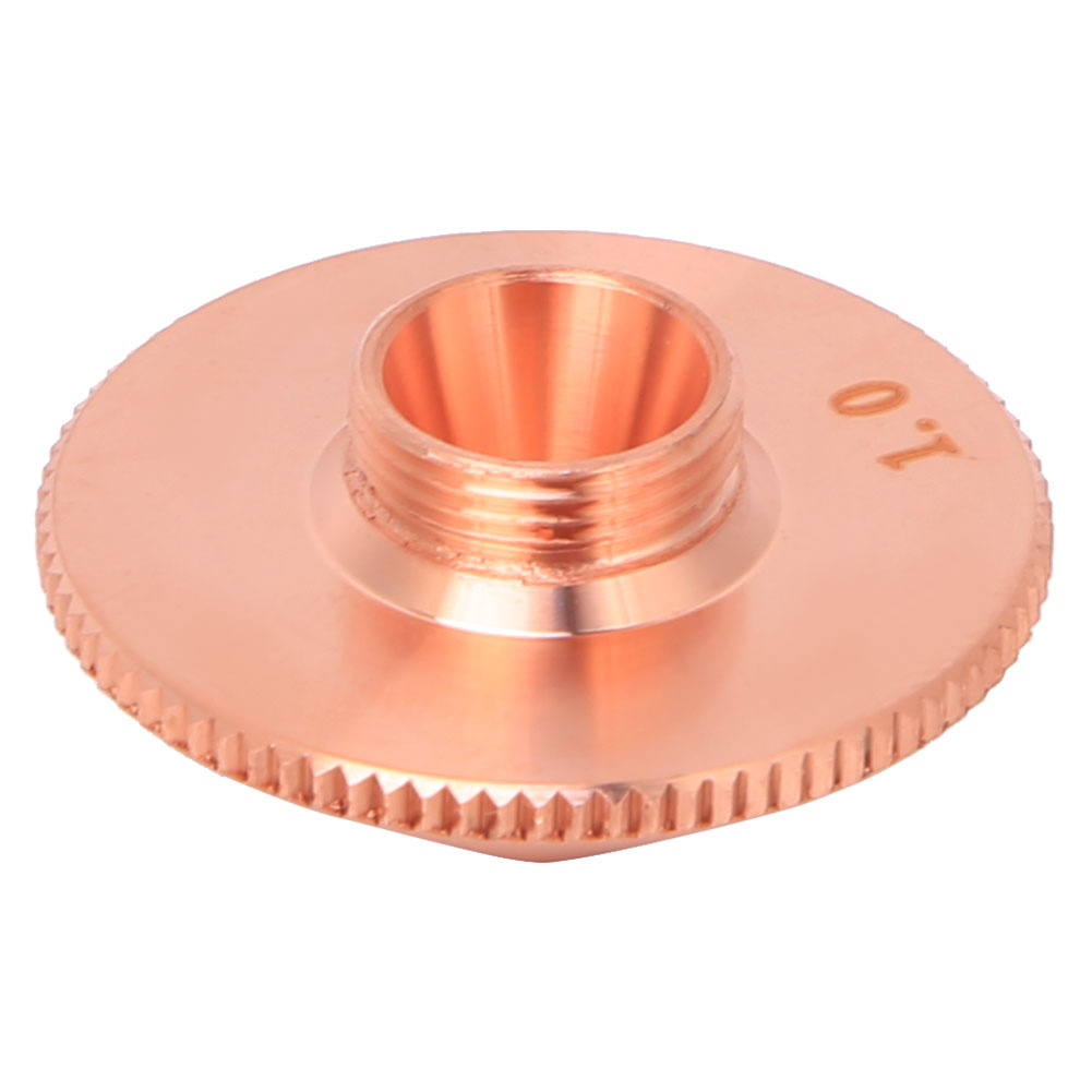 1 Stück Einlagige Laserdüse Aus Messing Für Co2-faserlaserschneidmaschinen 0,8/1,0/1,2/1,4/1,5 Mm 1,0 Mm