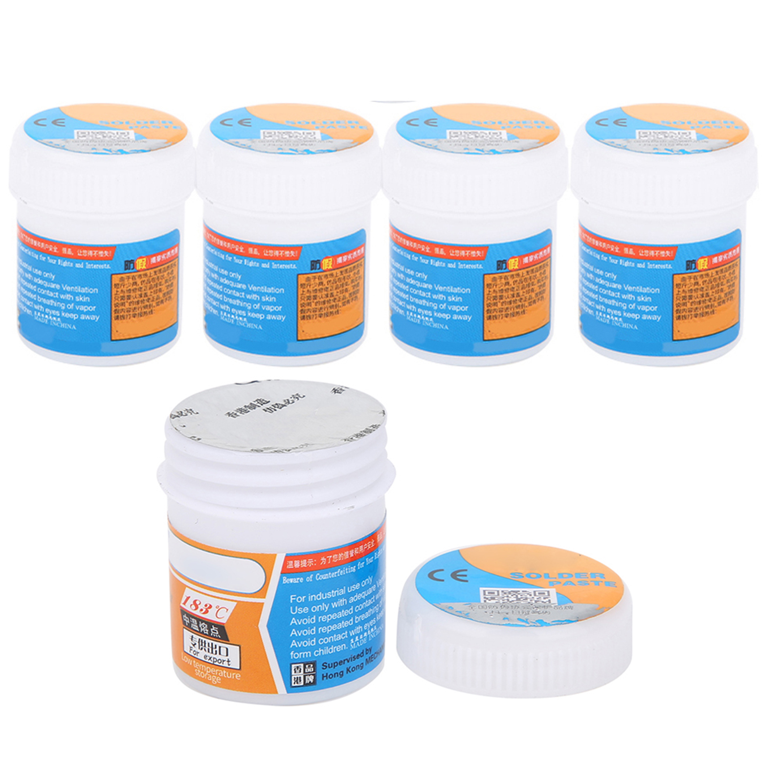 5 Stück Lötpaste Flussmittel Xg-50 Zinn Bga Smt Reballing 20–38 Μm Sn63 Ipx3