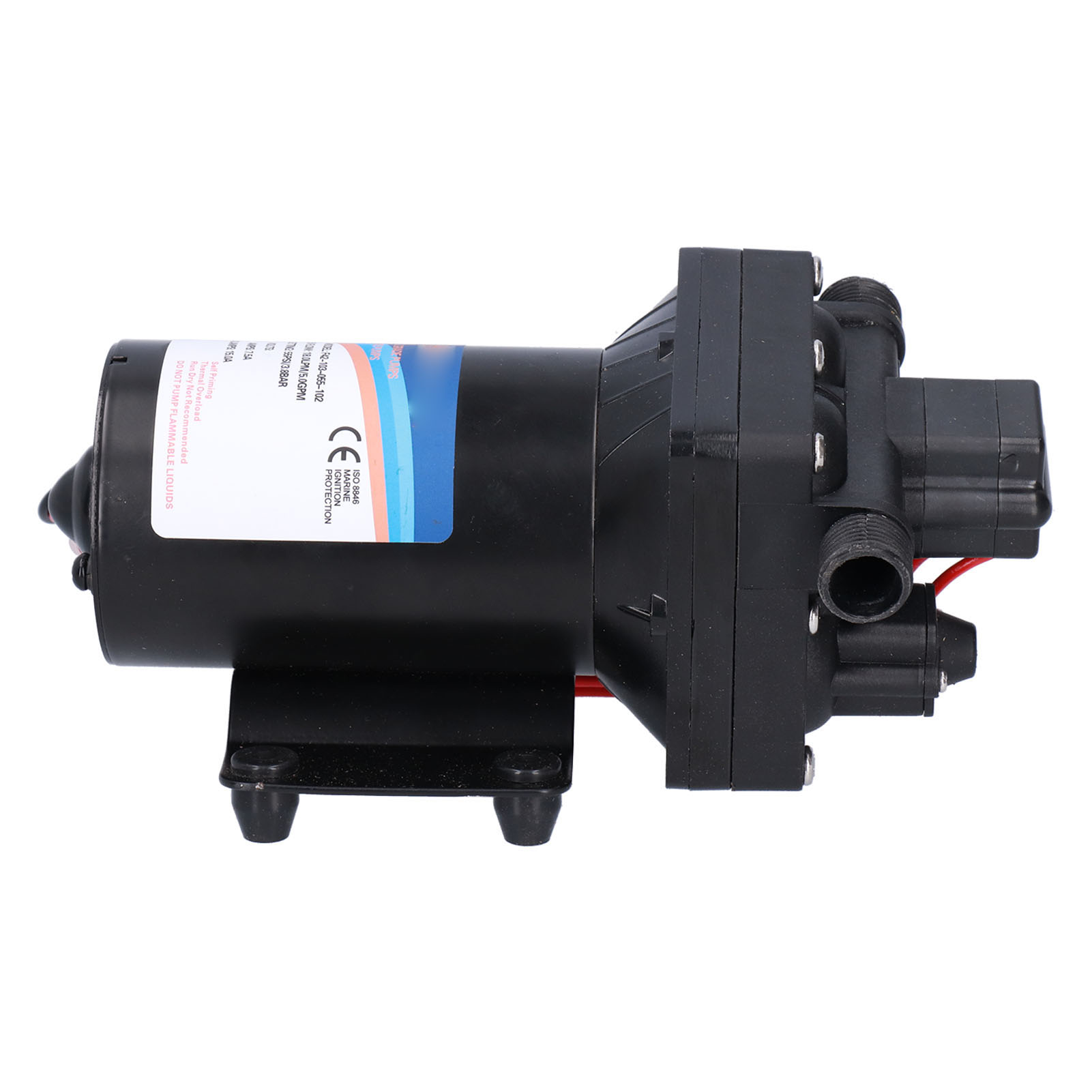 Membranpumpe Minisize Dc Hochdruck 8 Liter Selbstansaugende Hochleistungs-wasserpumpe Für Autowäsche Bewässerung F42-103-055-202 (24 V)