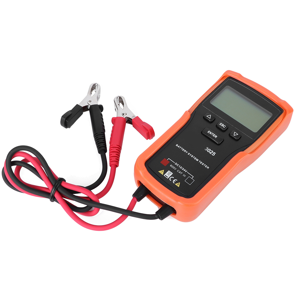Autobatterietester, Ladesystemanalysator, Schaltungsprüfgerät, 100–1700 Cca, 12 V, 24 V