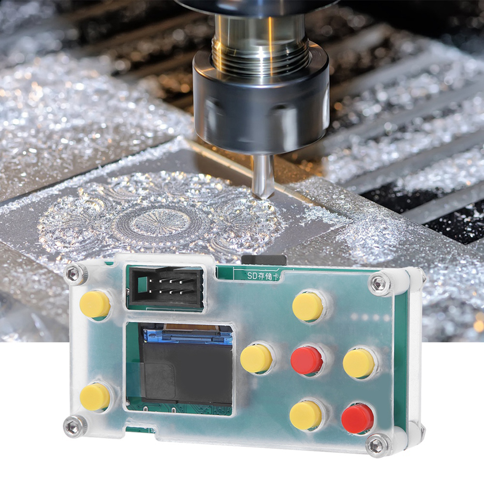 Offline-steuerplatine Mit 128-mb-speicherkarte, Zubehör Für Cnc-graviermaschinen