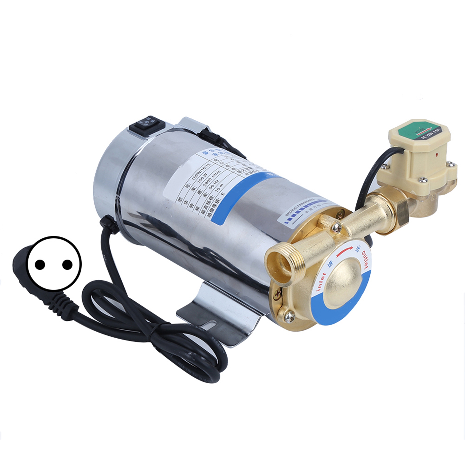 Automatische Druckerhöhungspumpe Für Waschmaschine Mit Dusche Und Wasserregler 150w 220v (amerikanischer Preis)