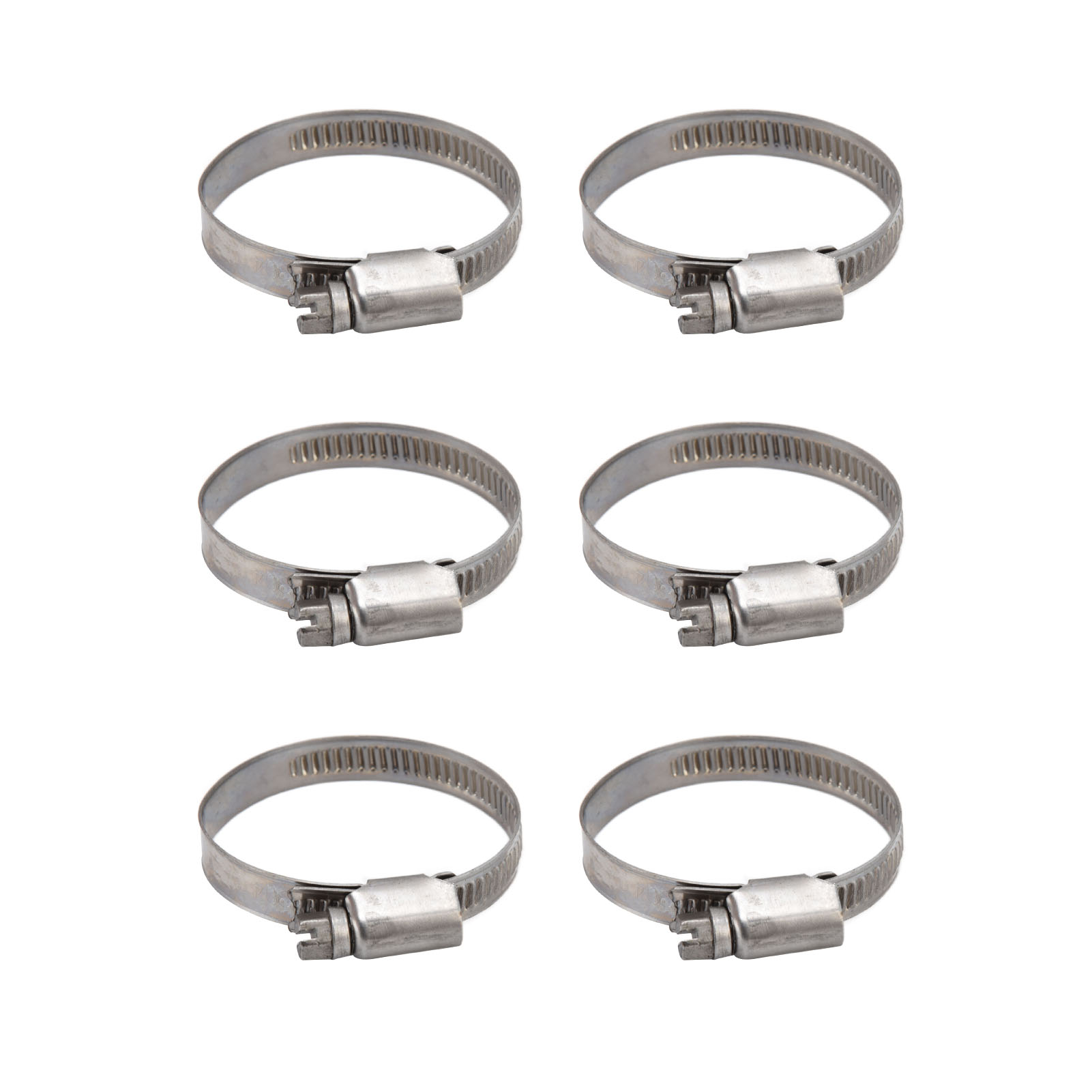 30 Stück Schlauchschellen, Deutsche Ausführung, Verstellbar, Edelstahl 304, Kraftstoffleitungsschellen, Rohrschellen 27-51