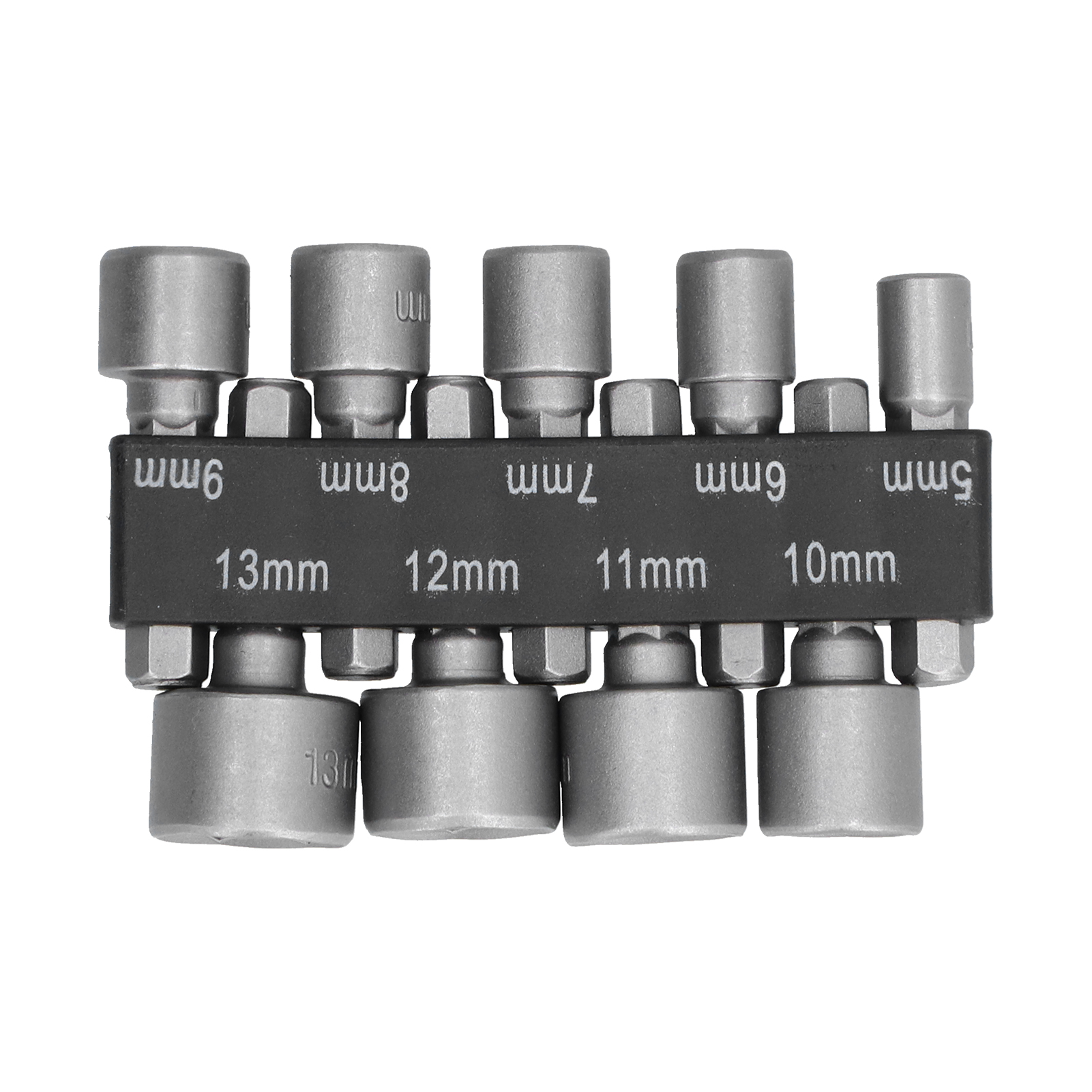9-teiliges Set Sechskant-schraubendreher-bit-adapter, Muttern-demontagewerkzeug, Befestigungszubehör 5–13 Mm