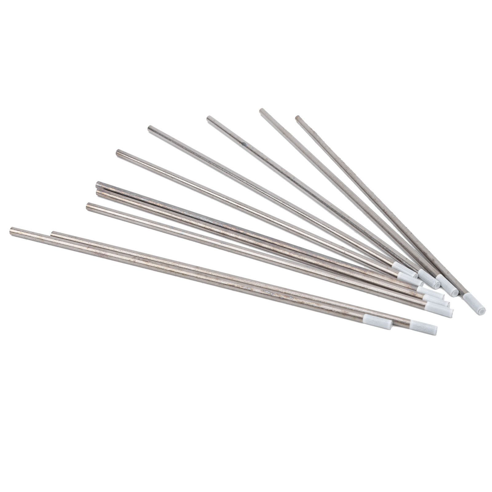10 Stück Wz8 Stabelektrode Aus Zirkonium-wolfram, Lichtbogennadel Zum Schweißen Von Aluminium, Weiß, 3,2 Mm