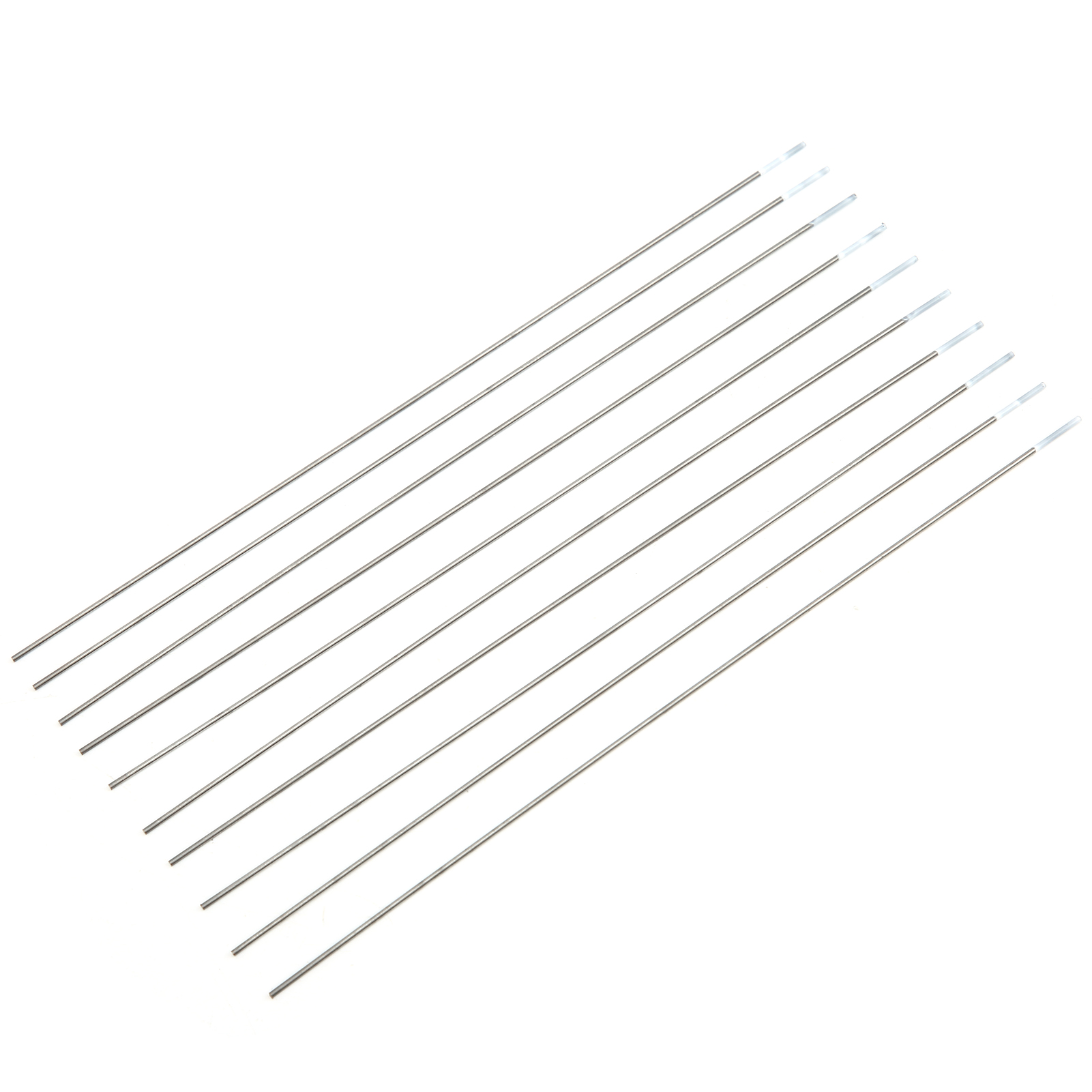10 Stück Wz8 Zirkonierte Wolfram-elektroden, Elektrodenstabnadel Für Argon-lichtbogenschweißen, 150 Mm (1/25 Zoll)