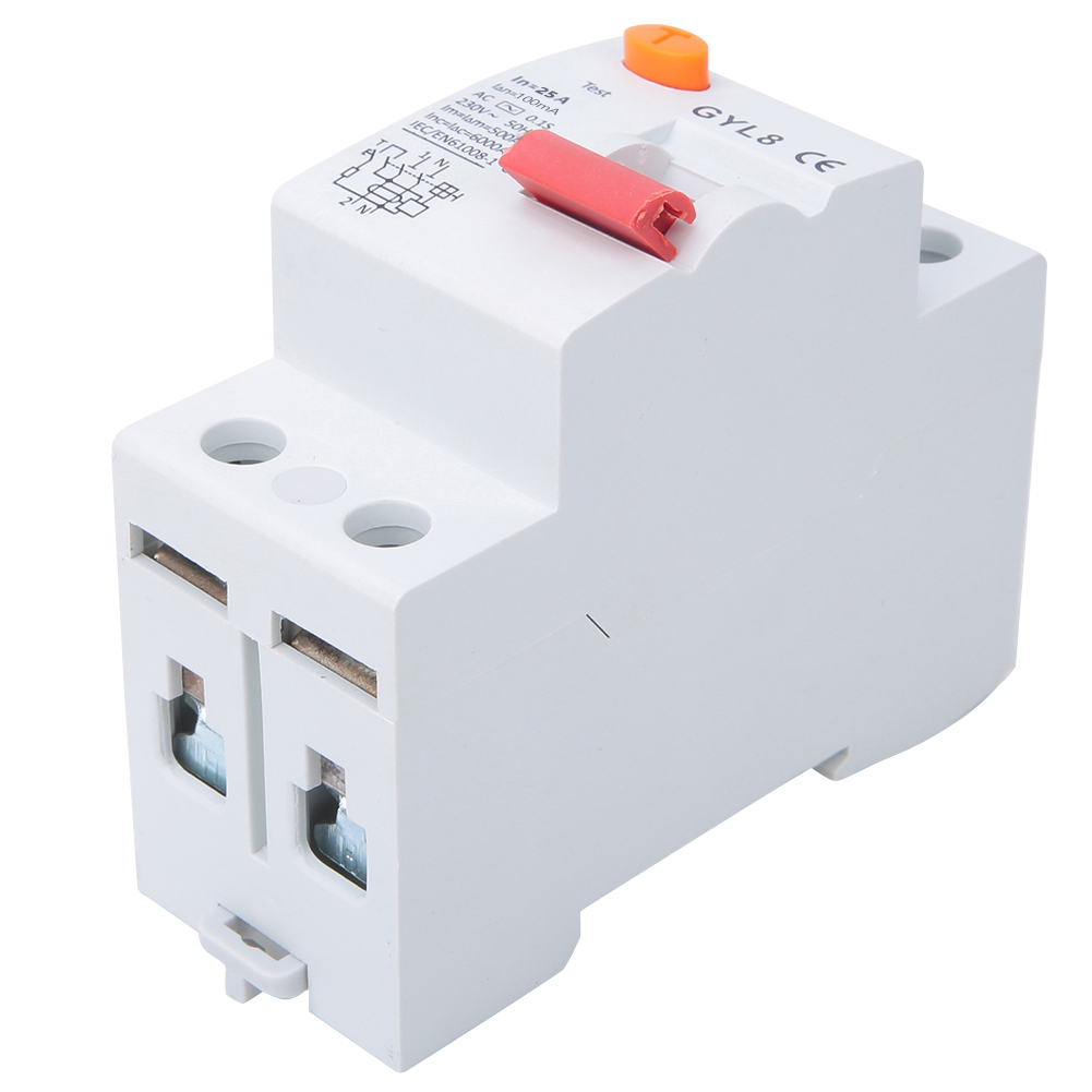 Fehlerstromschutzschalter (2p) Für Elektrische Geräte, 25 A/40 A/63 A, 230 V Ac, 25 A