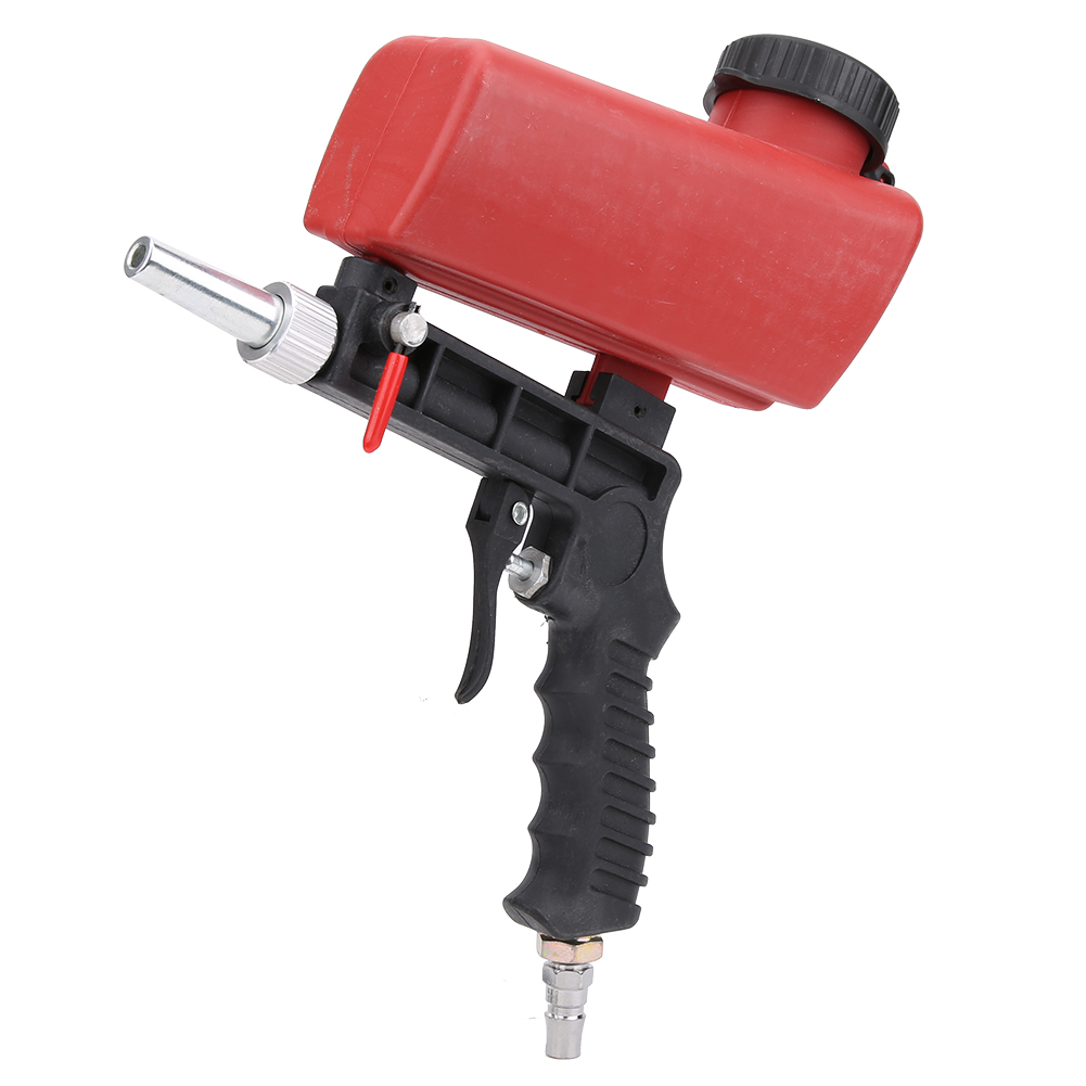 Pneumatische Sandstrahlpistole, Kleines Handgeführtes Sandstrahlgerät, Strahlwerkzeug, 90 Psi