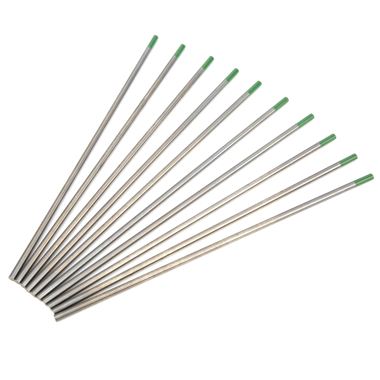 10 Stück Wig-wolframelektroden Wp, Grüne Spitze, Nadeln, Schweißzubehör, 3,0 X 150 Mm