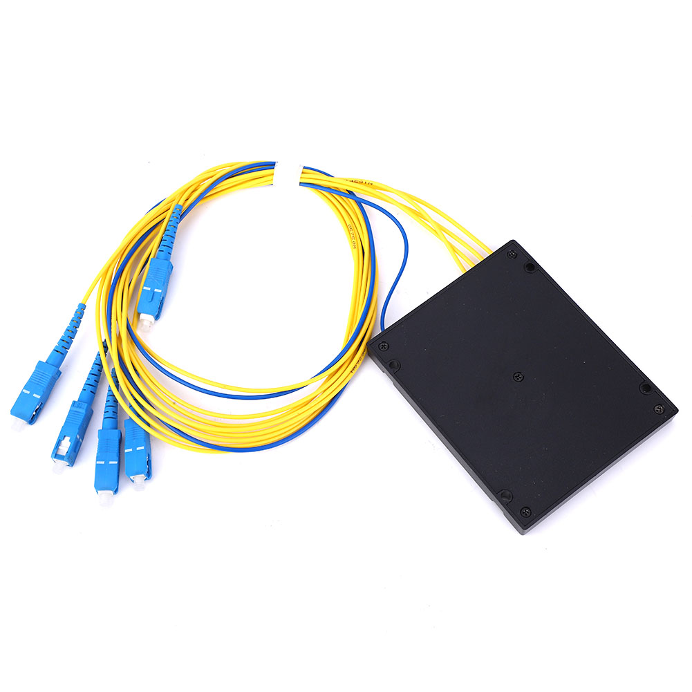 Plc-glasfasersplitter, Singlemode, Geringe Einfügedämpfung, 1x4 Sc/upc-schnittstelle Für Hausverkabelung
