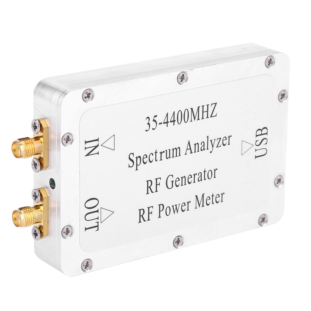 Spektrumanalysator (35–4400 Mhz) Mit Gehäuse Aus Aluminiumlegierung, Sweep-signalquelle Und Leistungsmesser