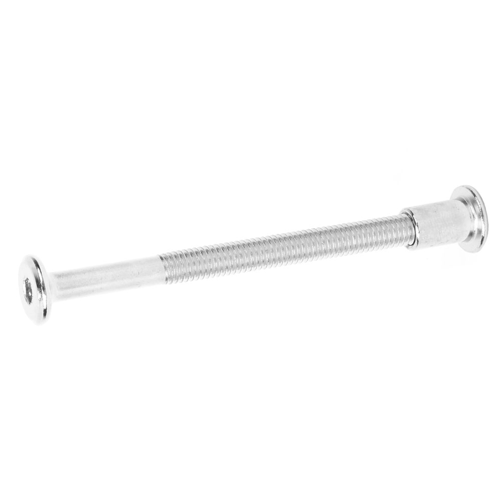 10 Paar Innensechskant-schraubenmuttern-set 12 Mm, Vernickelter Kohlenstoffstahl, M6 X 80