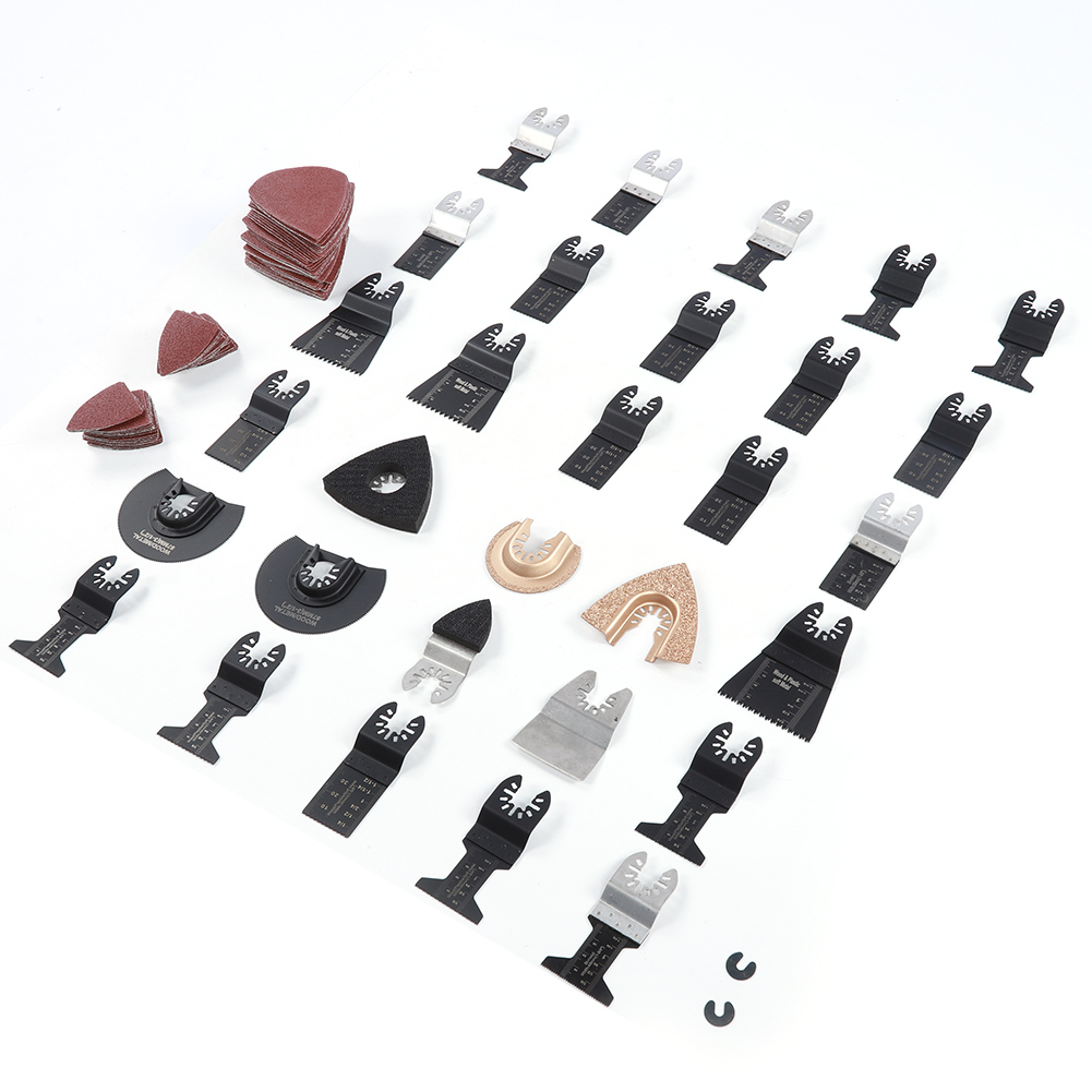 108-teiliges Set Universeller Oszillierender Sägeblätter Aus Hochkohlenstoffhaltigem Stahl Zum Schneiden Und Polieren, Kompatibel Mit Bosch Multi X