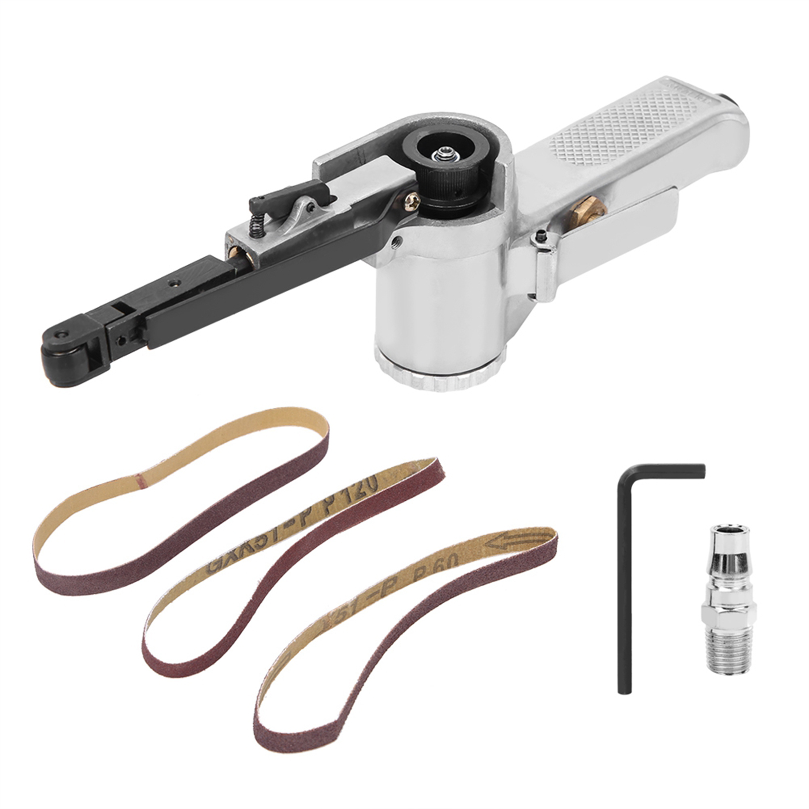 10-mm-druckluftbandschleifer, Druckluftschleif- Und Poliermaschine Für Möbel, Holz, Glas Und Metall (3/8 Zoll)