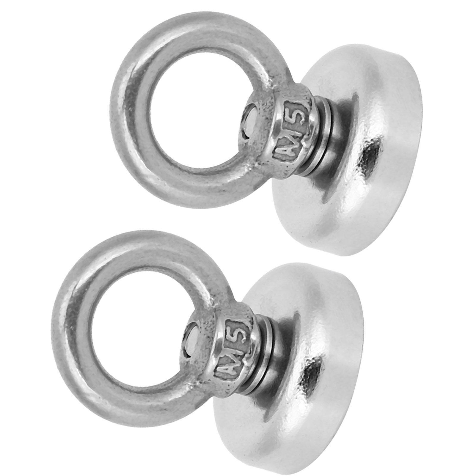 2 Stück Magnethaken Zum Anheben, Angelmagnet, Hardware-werkzeug N35, 3-lagige Beschichtung, Raumaufhängung, 14 Kg