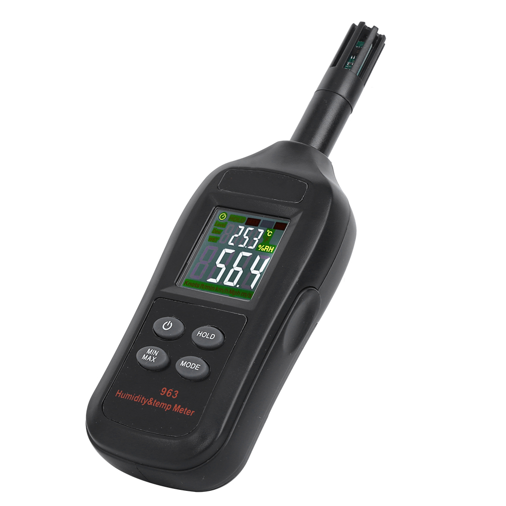 Ua963 Tragbares Temperatur- Und Feuchtigkeitsmessgerät Mit Hoher Genauigkeit Und Empfindlichkeit, Digitalem Lcd-display