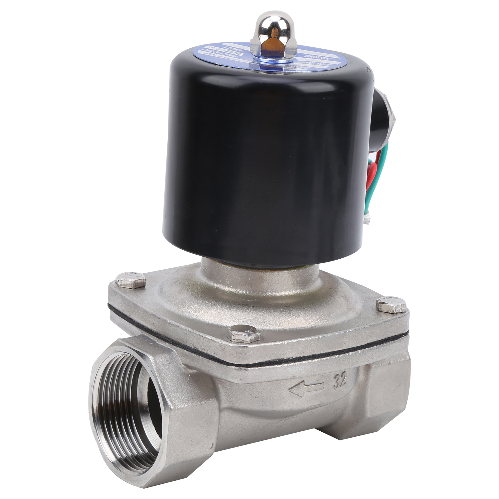 Magnetventil, Normalerweise Geschlossen, Direktwirkend, Edelstahl, Hardware-werkzeuge, 220 V Wechselstrom