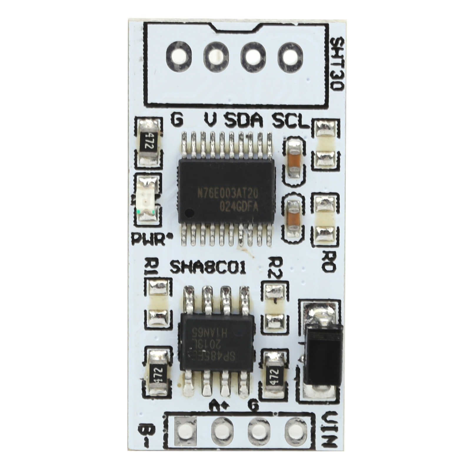 Temperatur- Und Feuchtigkeitssensormodul Mit Rs485-bus Für Thermische Systeme, Teil Sha8c01, 12 V