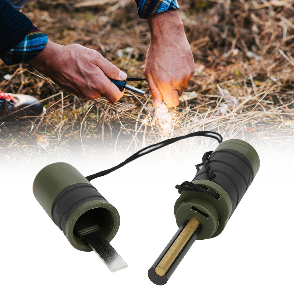 Multifunktionaler Feuerstarter Aus Magnesiumstahl Zum Heizen Beim Wildcampen