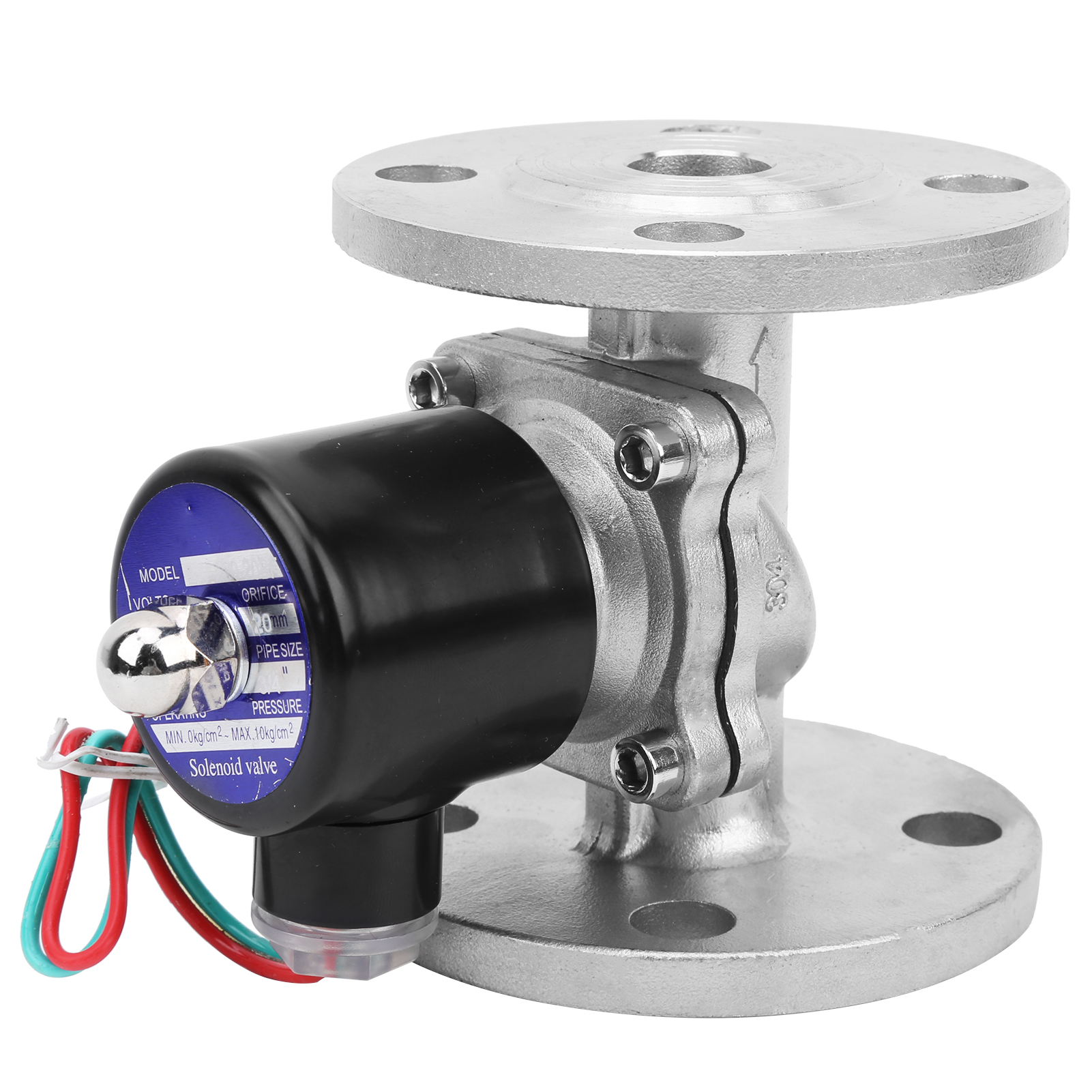 Magnetventil-flanschanschluss Edelstahl Nc Direktwirkend G3/4 Zoll 2w-200-20bfac110v