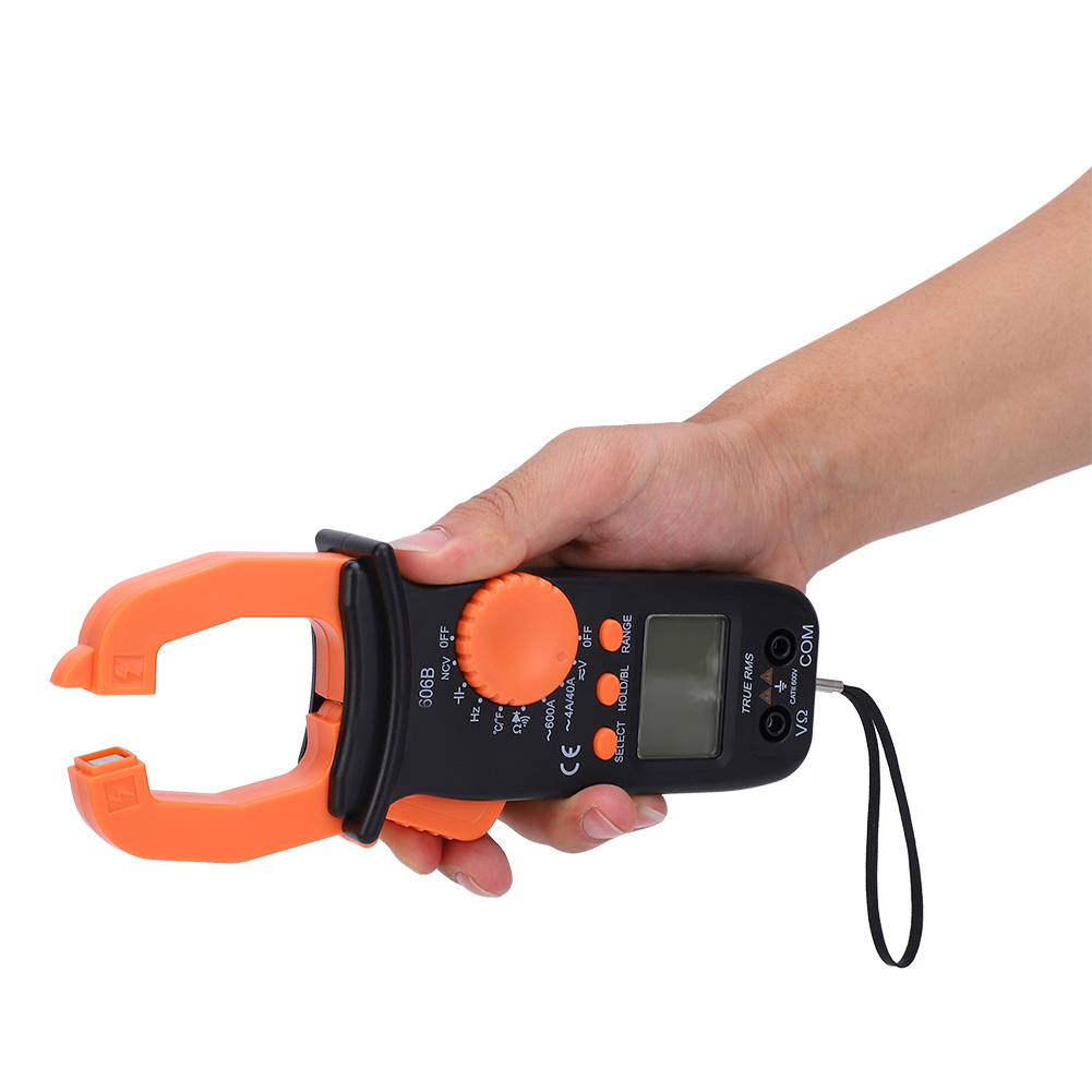 606b Digitales Hand-zangenmultimeter Ac/dc Spannungs- Und Widerstandsmessgerät 4000 Zähler